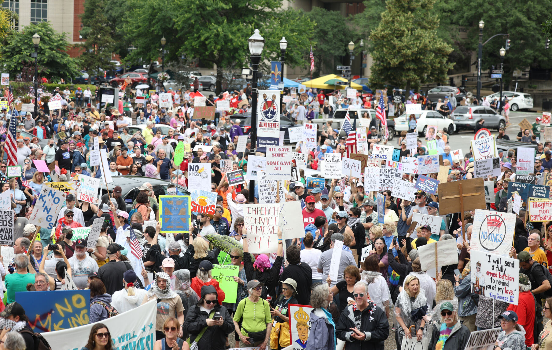 The crowd during No Kings rally - June 14.JPG